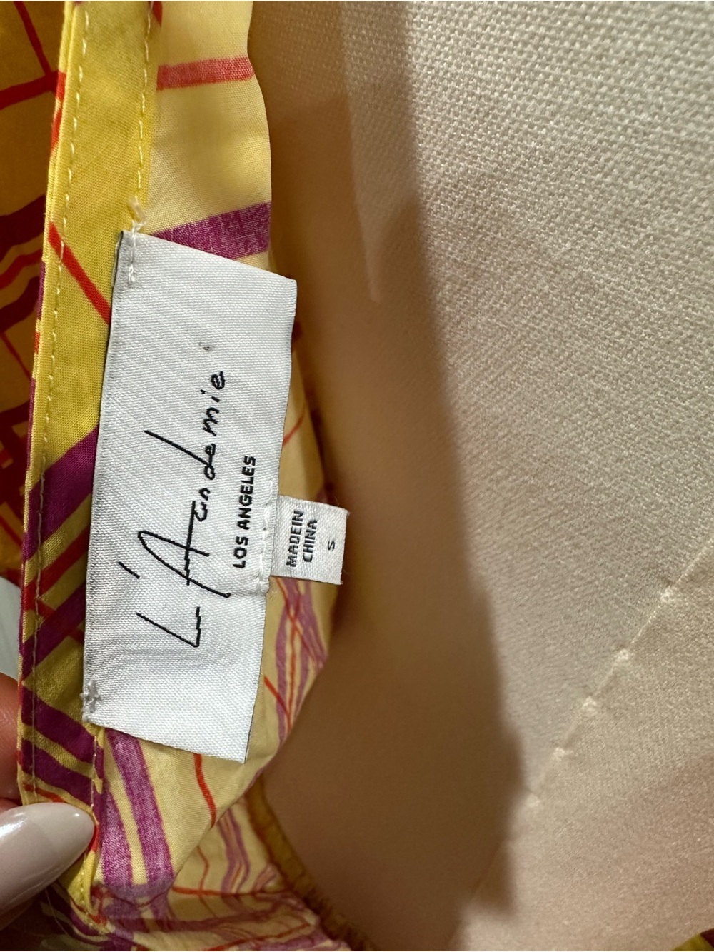 L’Academie Los Angeles Plaid Open Back Mini Dress Size Small - Picture 6 of 6